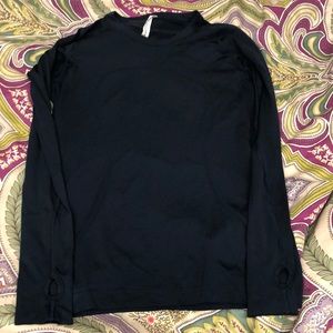 Lululemon navy blue shirt